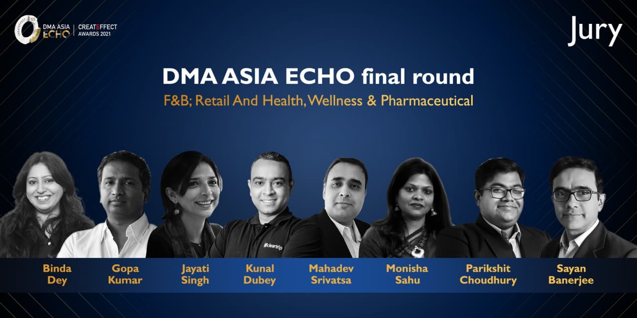 F&B; Retail and Health, Wellness & Pharmaceutical, DMAasia ECHO final-round jury 2021