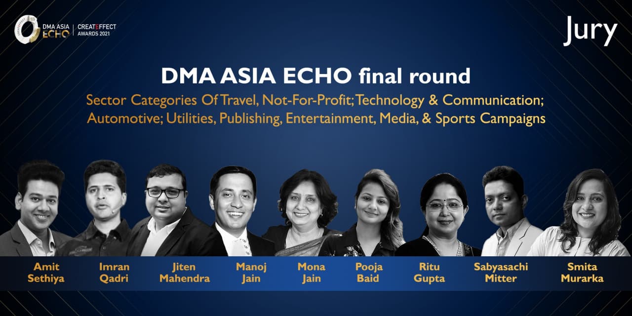Travel, Not-for-Profit, Technology & Communication, Automotive, Utilities, Publishing, Entertainment, Media & Sports, DMAasia ECHO final-round jury 2021