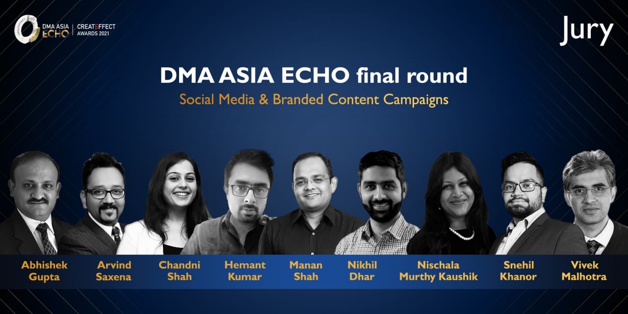 Social Media & Branded Content Campaigns, DMAasia ECHO final-round jury 2021