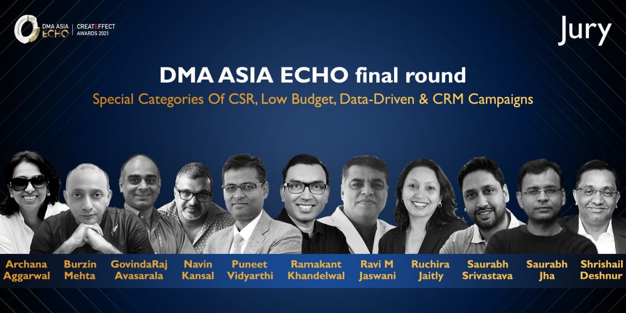 CSR, Low Budget, Data-Driven & CRM Campaigns, DMAasia ECHO final-round jury 2021